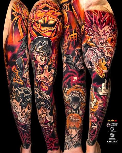 anime tattoo ideas for guys